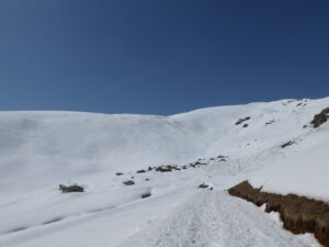 esta di Garitta Nuova, 2385 m, da Pian Muné – Valle Po con le ciaspole